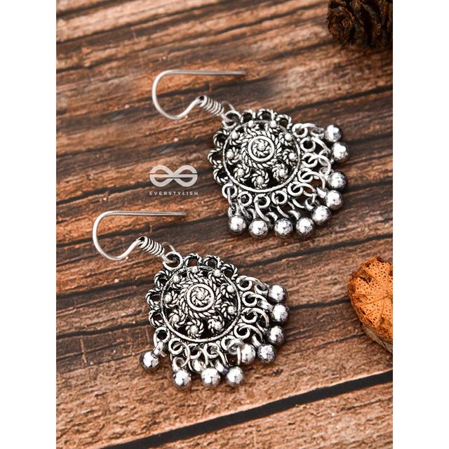 Everstylish The Motif Circles - The Oxidised Dangler Collection