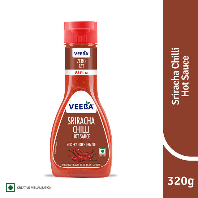 Veeba Sriracha Chilli Hot Sauce (320g) Combo | Pack of 2