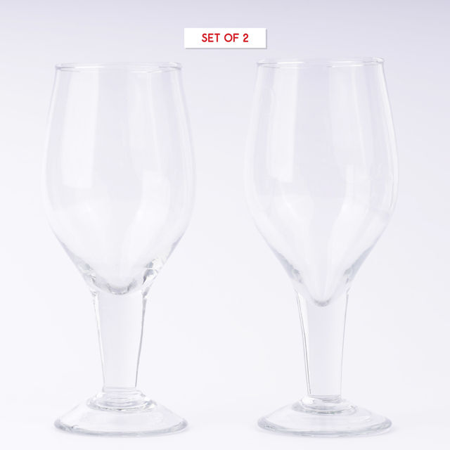 Oye Happy Wine Glasses ( Set Of 2 )