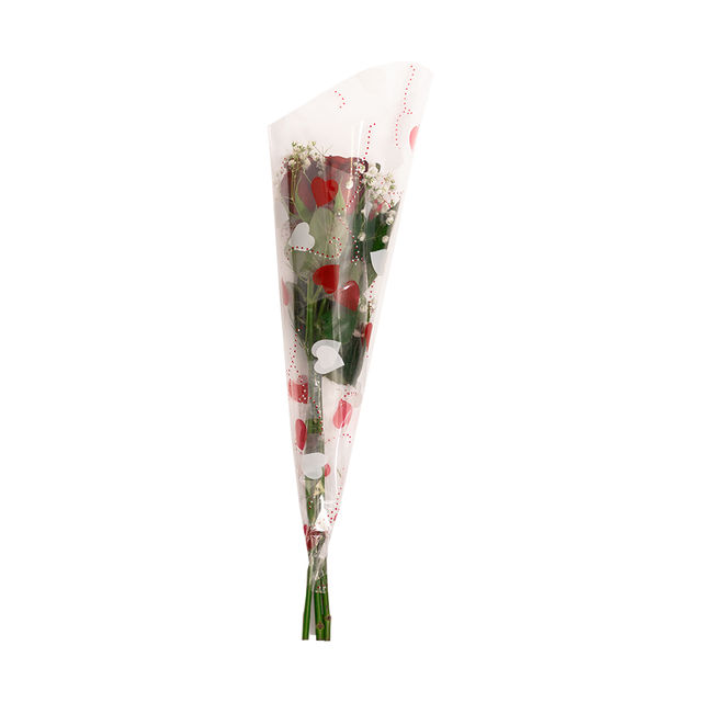 Bloom Bunch Of 3 Roses(1pc) & Strawberry Heart Shaped Box(200gms) Combo