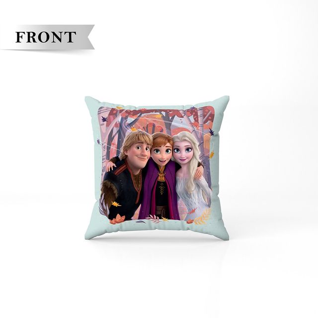Sassoon Disney FrozenII Reversible Printed Cushion Cover | Blue