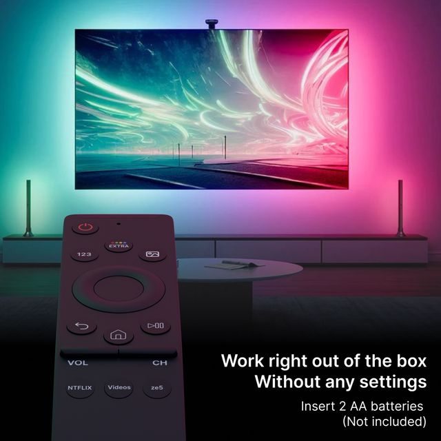Ailkin Non-Voice Remote for Samsung LED Smart TV| Durable & Universal Compatibility