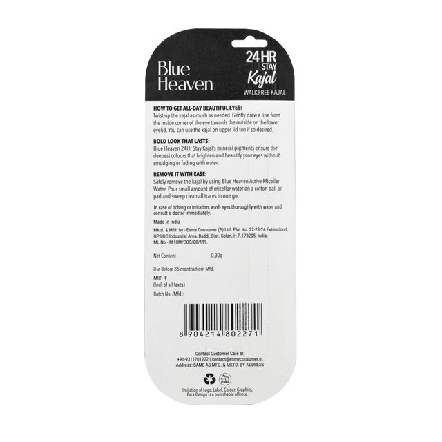 Blue Heaven Lash Twist Curling Mascara Black