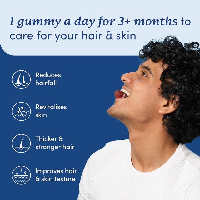 Man Matters Nourish Biotin Hair Gummies 30S Pack