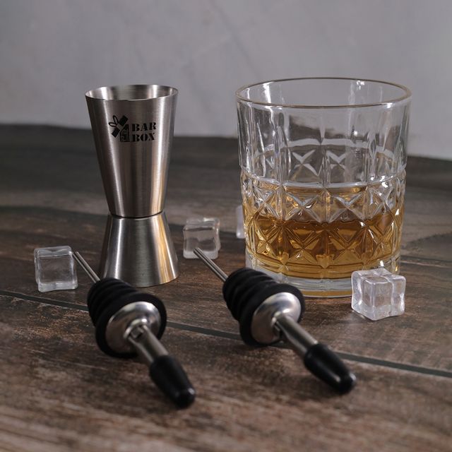 Bar Box Peg Measurer Jigger 30 & 60 Ml Cocktail Jigger Measuring Bar Tool Double Side Jigger