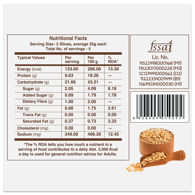The Health Factory Multi Protein Bread | Clean Label - Not Brown