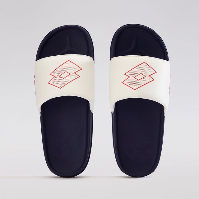 Lotto Men's Sliders Enduro Plus | Peacoat and White and Red - UK 7