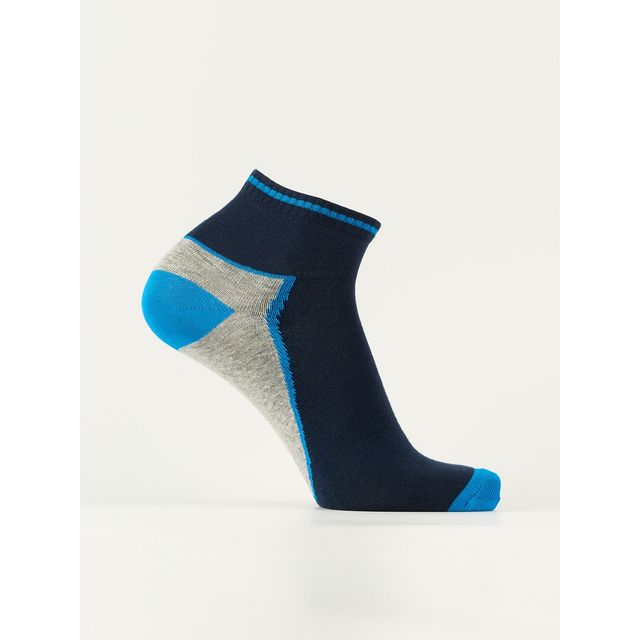 Lux Mozze Men's Solid Cotton Ankle Socks | Assorted - Free Size