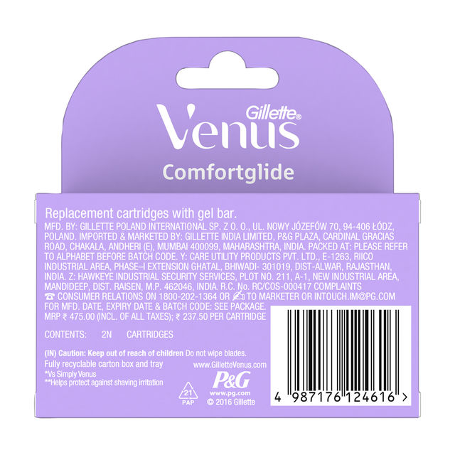 Gillette Venus Comfortglide Hair Removal Razor Blades / Refills / Cartridges