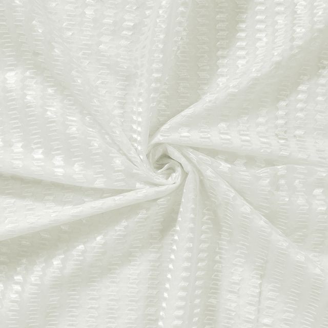Story@Home Polyester Semi Transparent Door Curtain 7 Ft - White