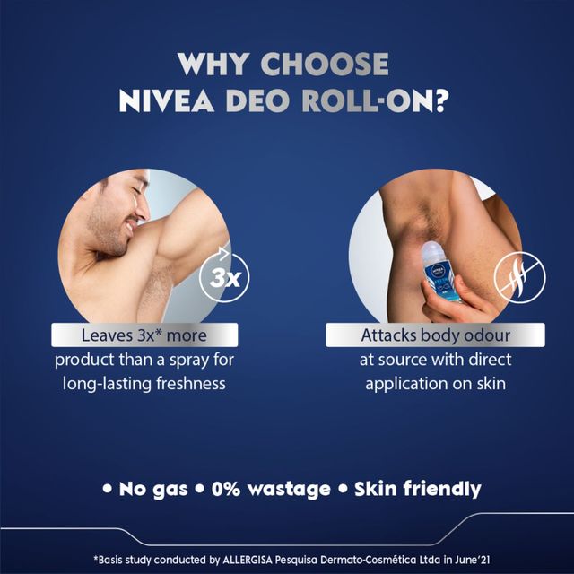 Nivea Fresh Active Underarm Roll On 72h Protection