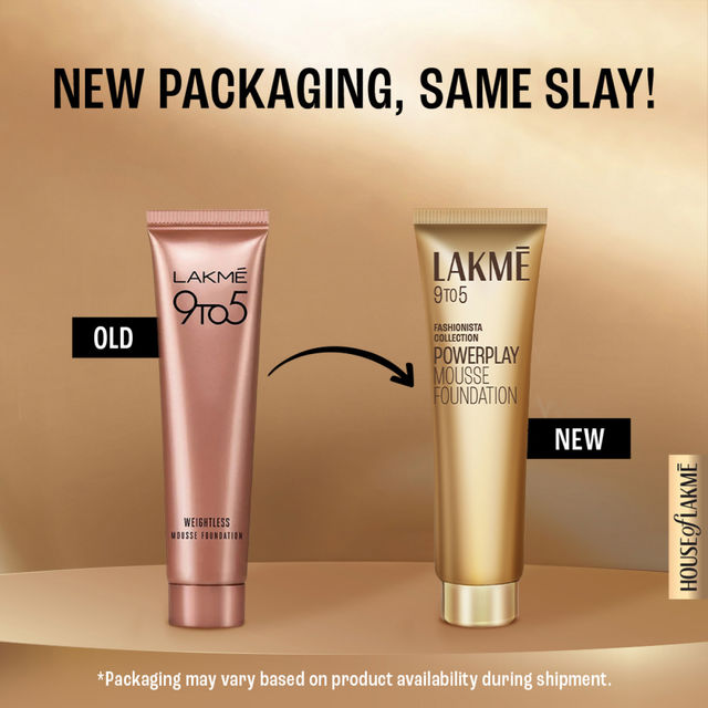 Lakme 9 To 5 Weightless Mousse Foundation | Beige | Vanilla