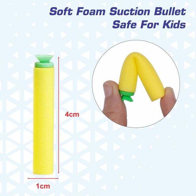 Aditi Toys Blaster Toy Gun With 10 Soft Foam Bullets, Toy Gun For Indoor & Outdoor Play 5+ Years