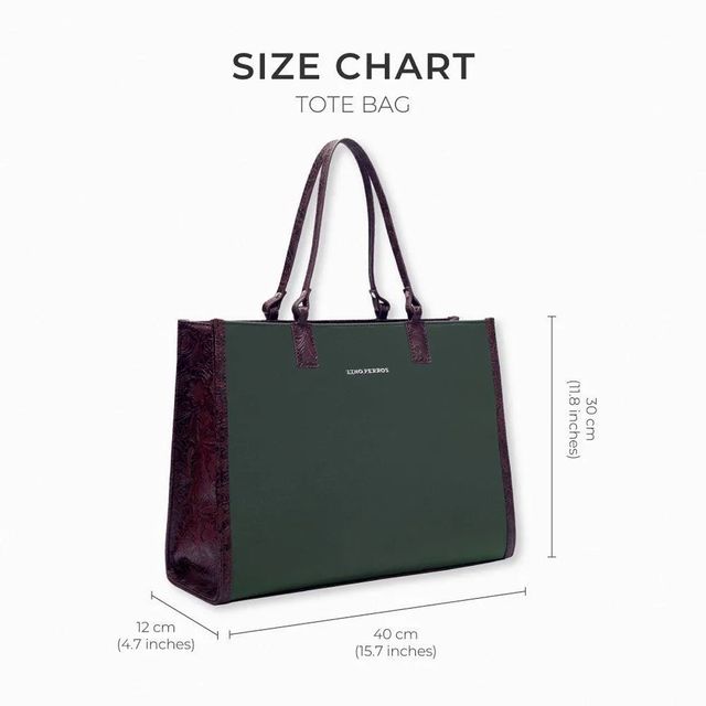 Lino Perros Women's Tote Bag | LWHB02623 | Green