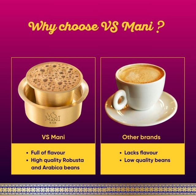 VS Mani & Co. Arabica and Robusta Filter Coffee