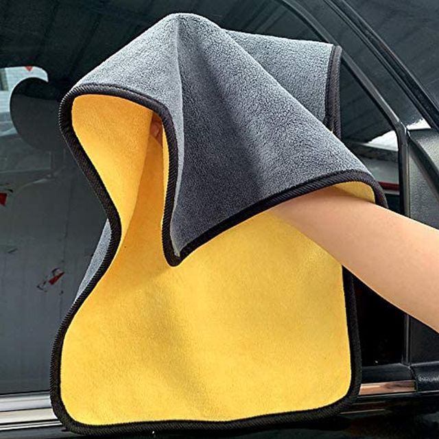 Sheen Microfiber Car Cleaning Cloth 800 GSM (Colour May Vary)