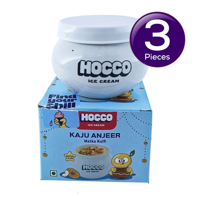 Hocco Kaju Anjir Matka Kulfi Ice Cream Cup 100 ml Combo