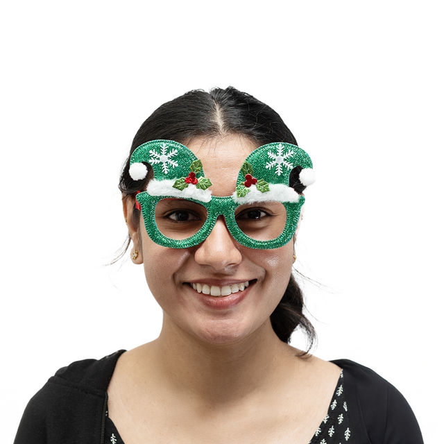 Gullak Christmas Glitter Hat Goggles Assorted Designs
