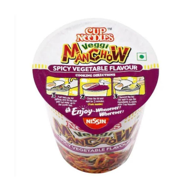 Nissin Cup Veggie Manchow Combo