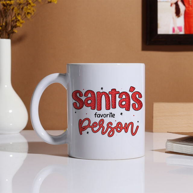 Oye Happy Santa's Fav Person Mug