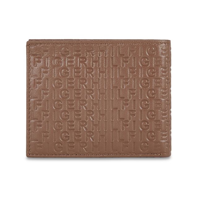 Tommy Hilfiger Men's Solid Leather Wallets | Brown - Free Size