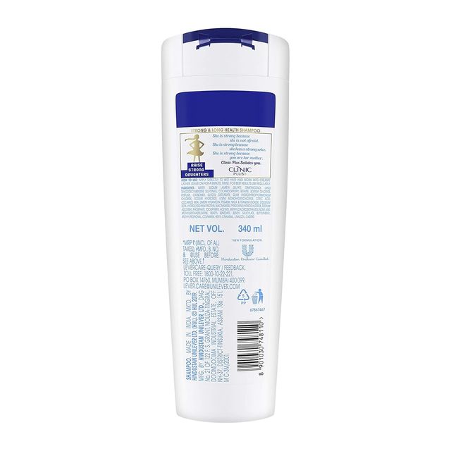 Clinic Plus Strong & Long Shampoo with Milk Proteins and Multivitamins