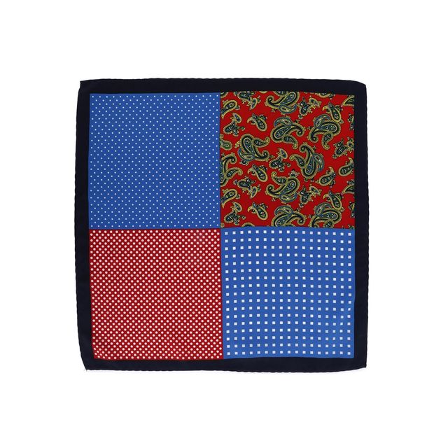Calvadoss Premium Printed Pocket Square | Calps059 | Multicolour