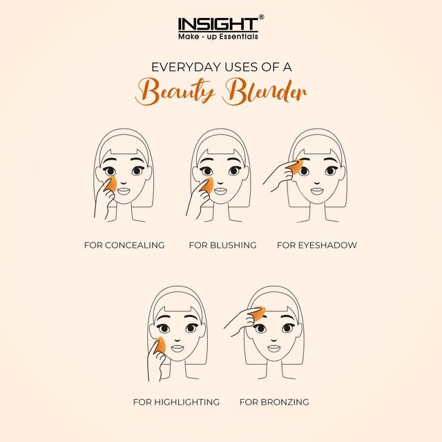 Insight Cosmetics Beauty Blender Sponge Applicator - Orange