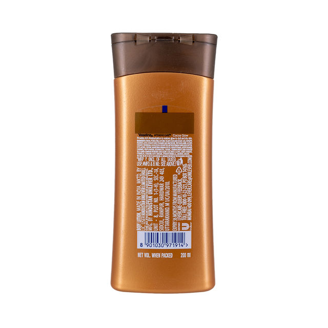 Vaseline Cocoa Glow Serum In Lotion, 100% Pure Cocoa & Shea Butter for Glowing & Soft Skin