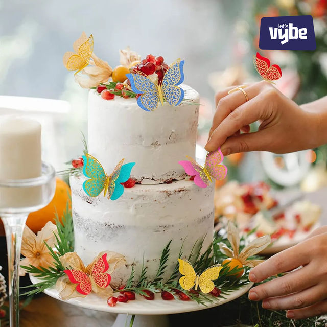 Let's Vybe Butterfly Decoration Kit