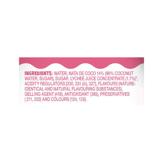 Paper Boat Lychee Fruit Drink with Chewy Cubes (Nata de Coco) 250 ml Combo