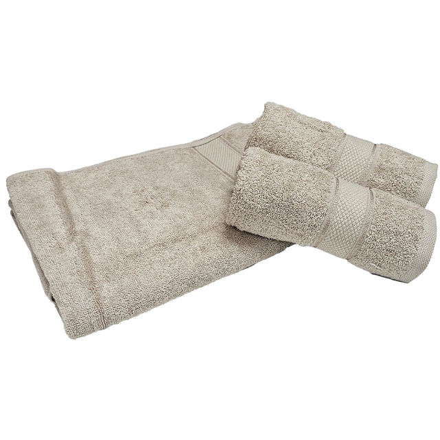 Boutique Living Luxe Loom 100% Cotton 550 GSM Hand Towels - Pack of 2