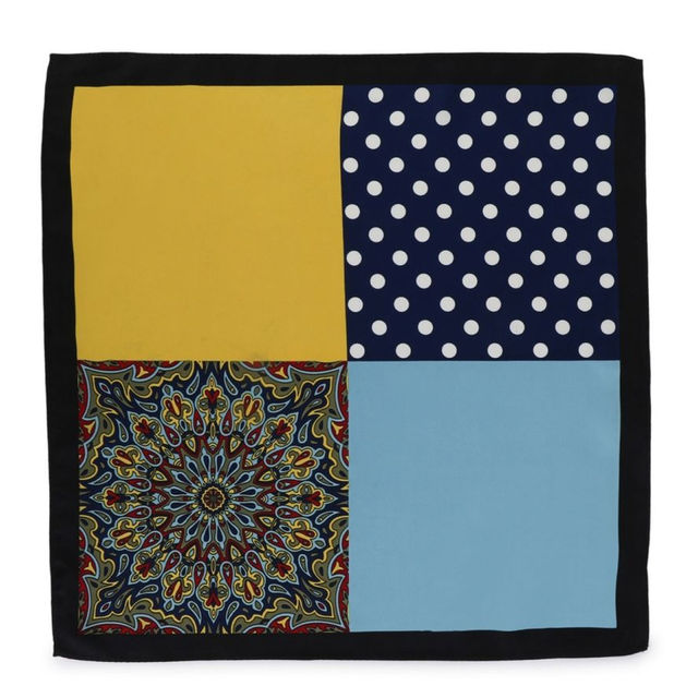 Calvadoss Premium Printed Pocket Square Calps001 | Multicolour