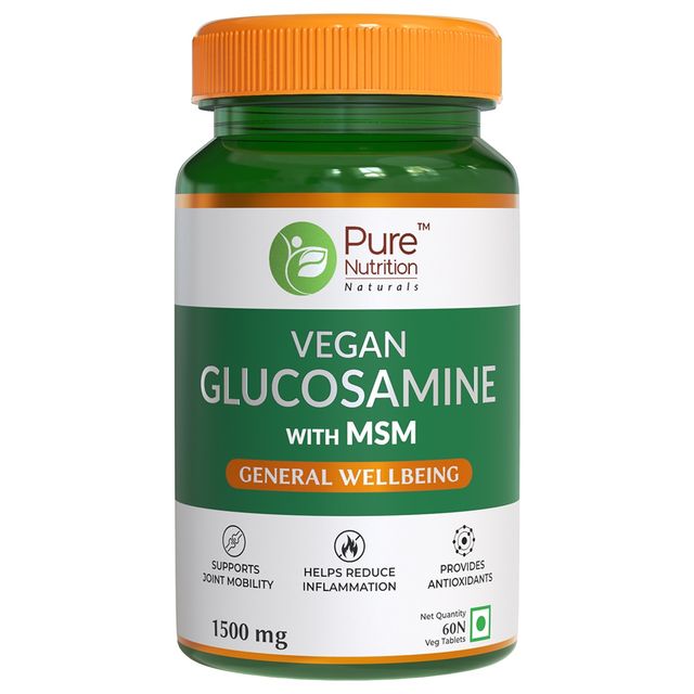 Pure Nutrition VEGan Glucosamine Msm With Boswellia - 60 VEG Tablets