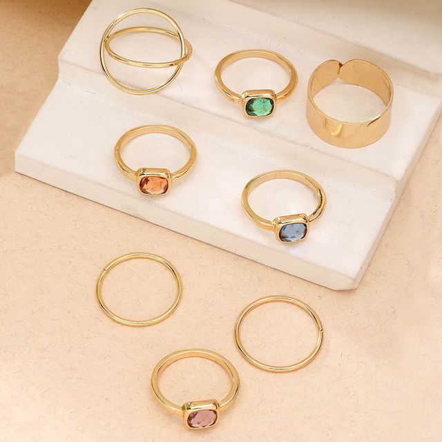 Karatcart Women's Designer Ring Combo Multicolor One Size | 44038409