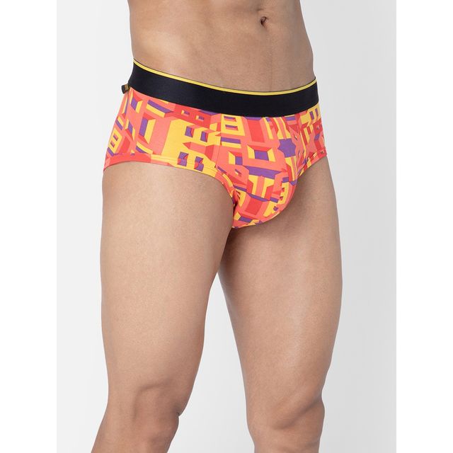 Bummer Men's Printed Micro Modal Brief Underwear | Bricked - XL