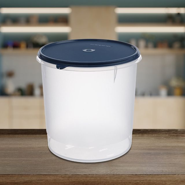 Signoraware Store Well Container Round 5.5 Ltr. Storage Organiser - Mod Blue