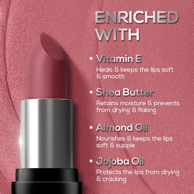Renee Prime Matte Lipstick | 01 Vintage Rose