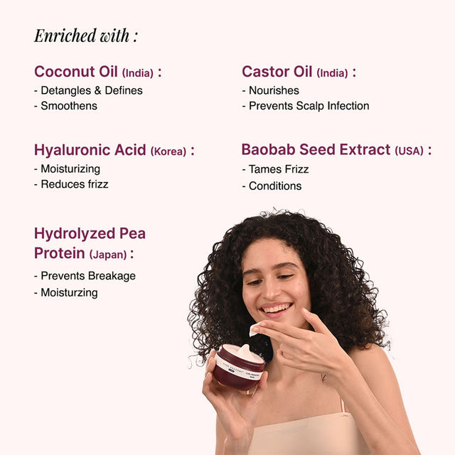 Bare Anatomy Curl Enhancing Hair Mask For Men & Women