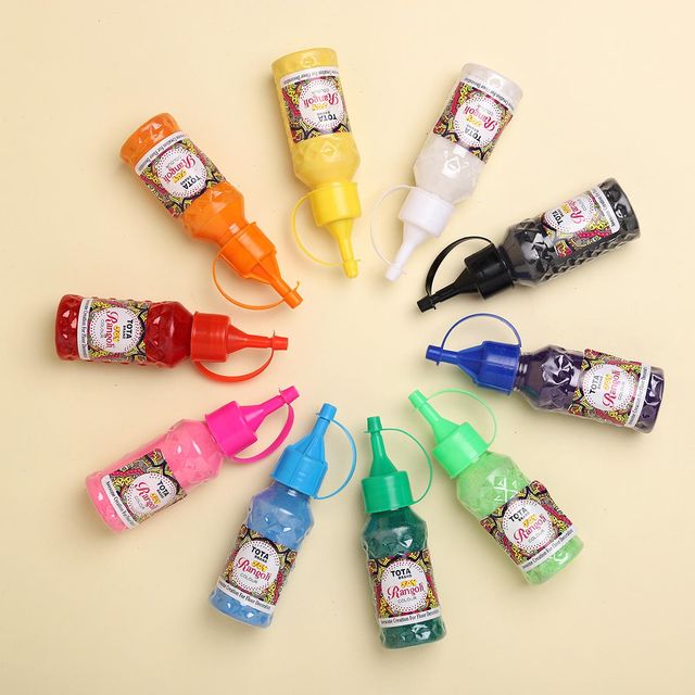 Tota Rangoli Color Bottle - Assorted