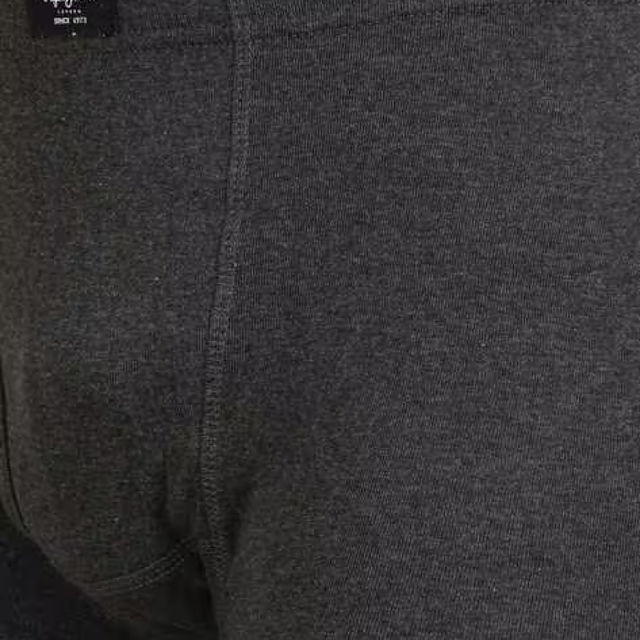 Pepe Jeans Cotton Men's Trunks - S | Sweat-resistant | Solid | Charcoal Melange
