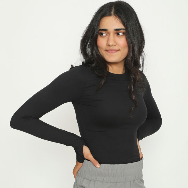 Terractive Women's Cuddle Tee | TA10016BM | Black - M