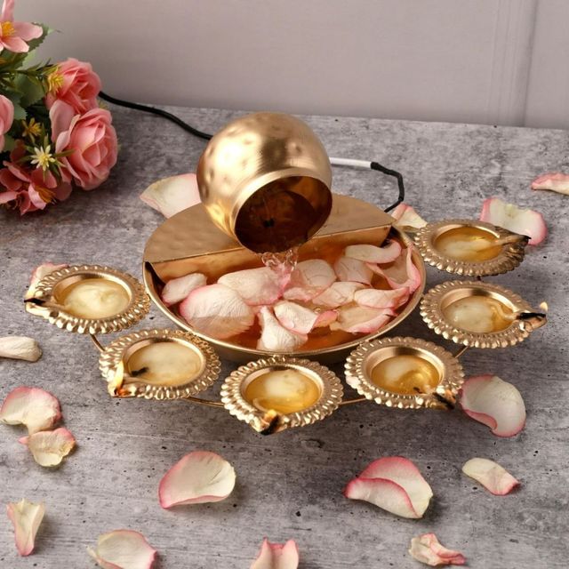Urban Born Diya Urli Bowl Water Fountain