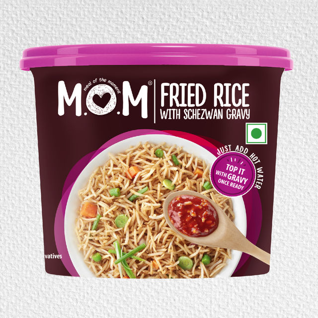 MOM Fried Rice with Schezwan Gravy