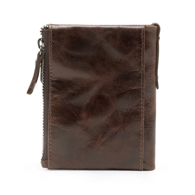 Teakwood Men's Leather Bi-fold Wallet | Brown