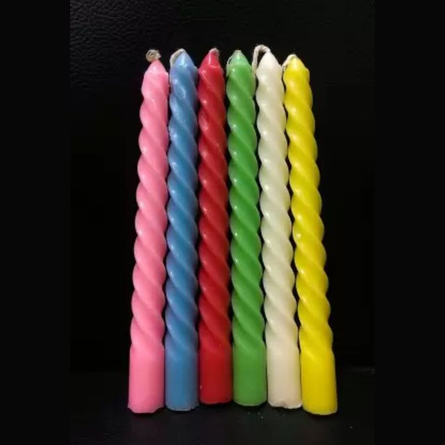 Multicolor Candle (Pack Of 12)