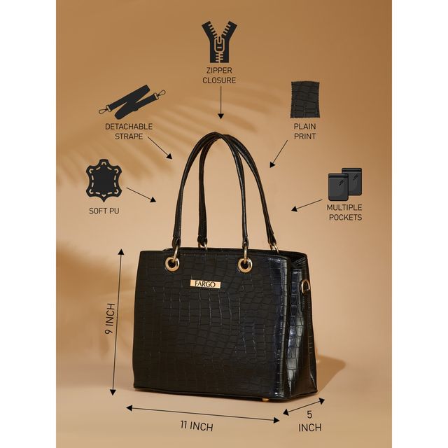 Fargo Women's Premium Handbag | Black