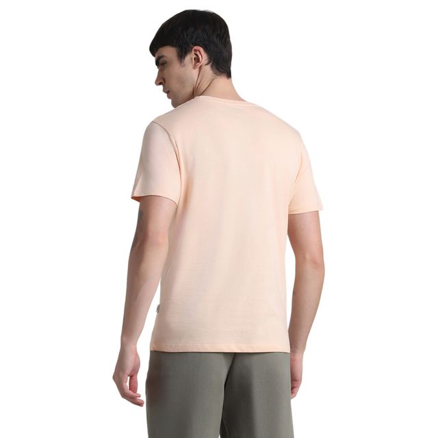 JACK & JONES Men's Regular fit T-Shirt | Peach - XL