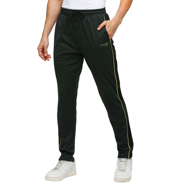 PlayR Men's Running Aztec Runner 92% Polyester 8% Spandex | Olive - M