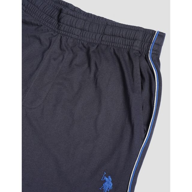 U.S. Polo Assn. Solid LR001 Lounge Track Pants - Pack Of 1 | Blue | M